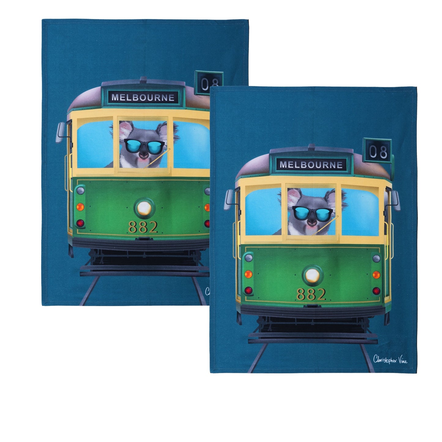 idc-homewares-set-of-2-christopher-vine-design-tea-towels-melbourne www.mallsonline.com.au