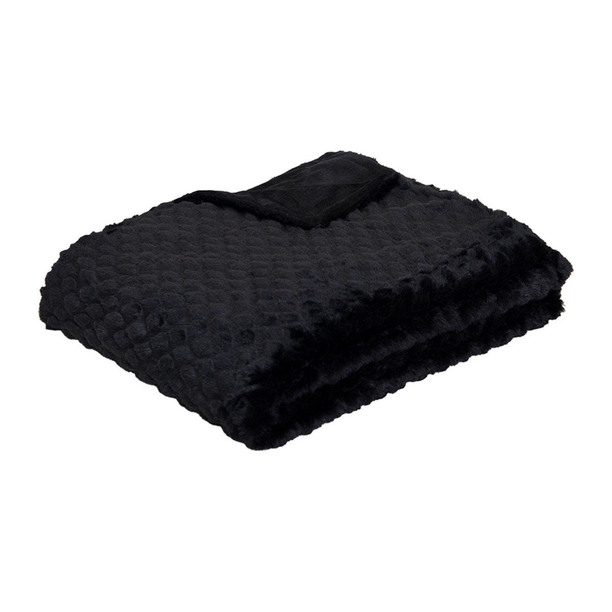 j-elliot-home-azariah-plush-throw-black at www.mallsonline.com.au