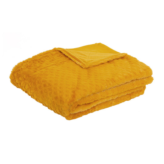 j-elliot-home-azariah-plush-throw-mustard at www.mallsonline.com.au