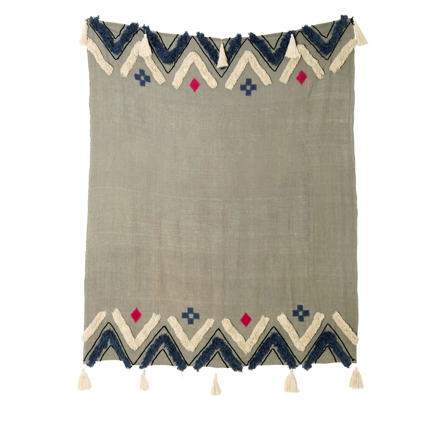 j-elliot-home-merryn-cotton-throw-grey-multi at www.mallsonline.com.au