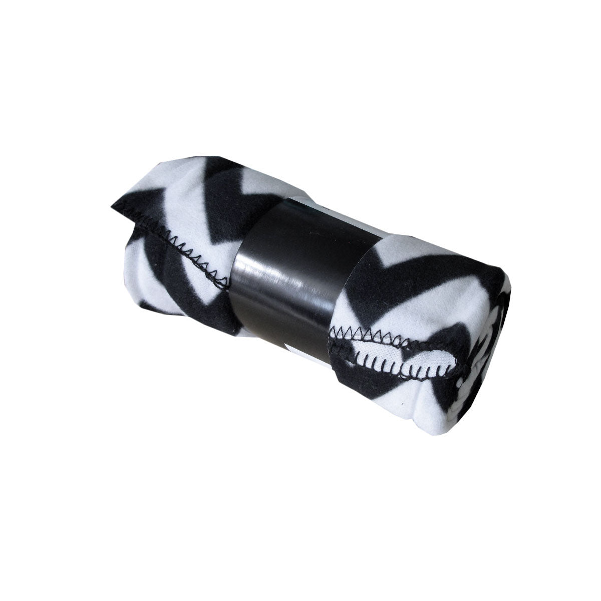 nova-fleece-throw-rug-125-x-150-cm-black-zig-zag at www.mallsonline.com.au