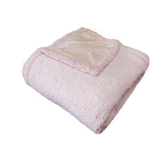 idc-homewares-sofie-sherpa-fleece-throw-rug-pink at www.mallsonline.com.au