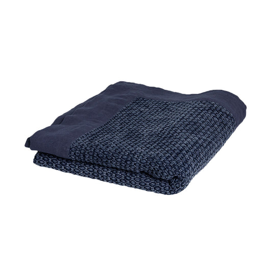 j-elliot-home-taylor-cotton-jacquard-throw-rug-navy at www.mallsonline.com.au