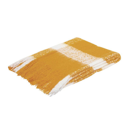 j-elliot-home-wren-faux-mohair-throw-mustard-white at www.mallsonline.com.au
