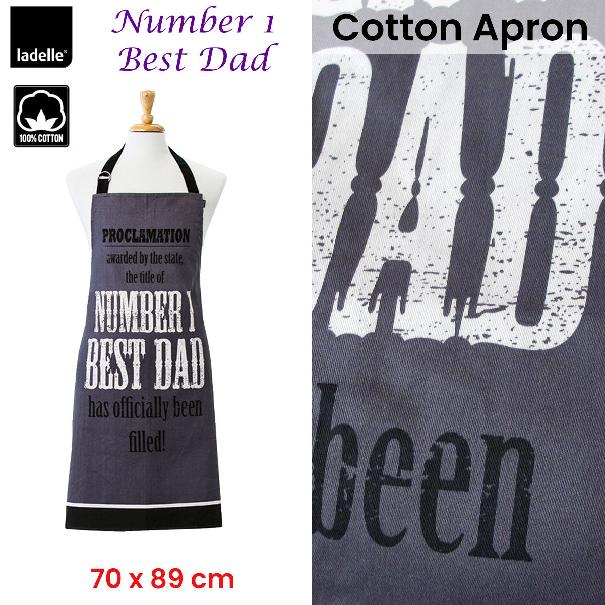 ladelle-number-1-best-dad-cotton-apron-70-x-89-cm www.mallsonline.com.au