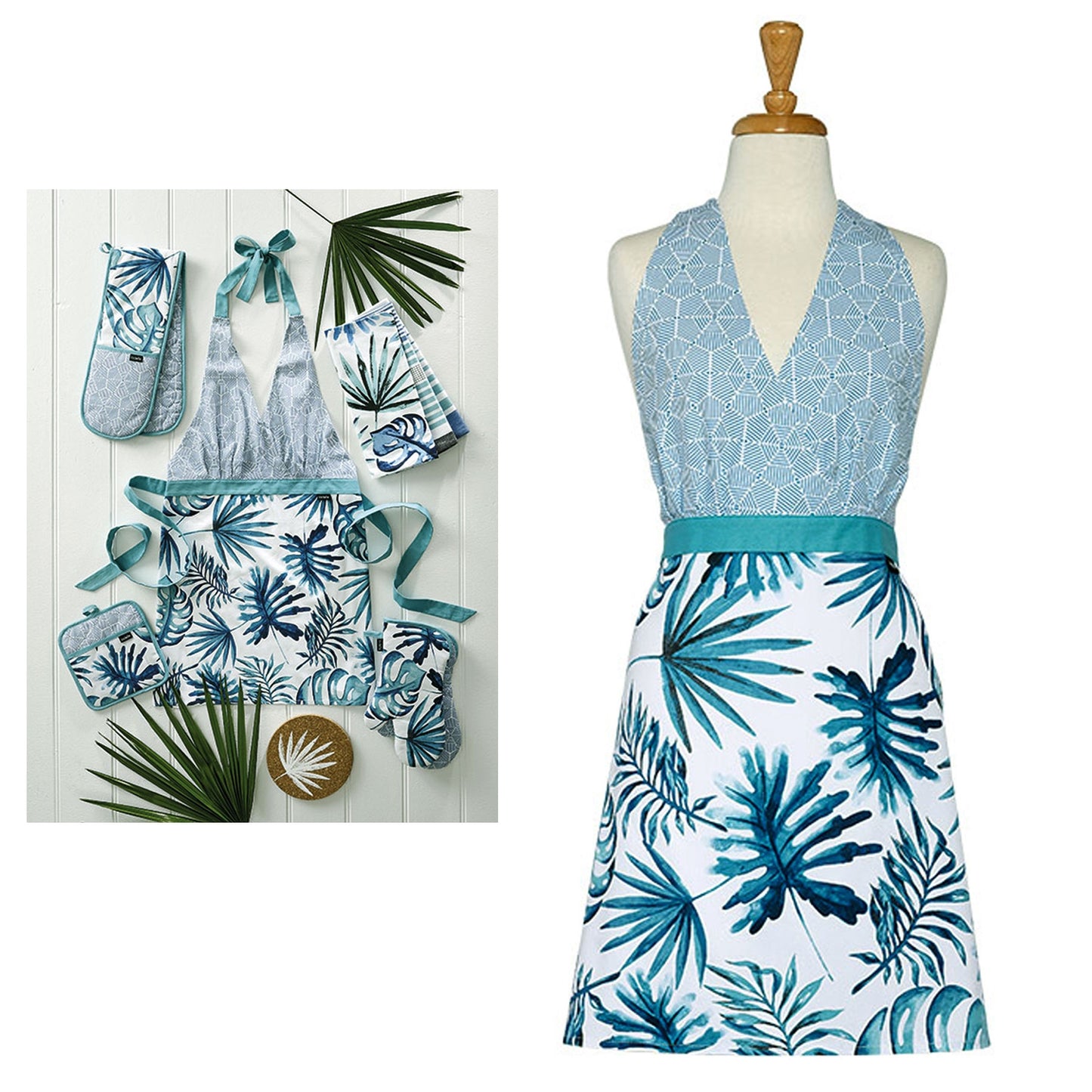 ladelle-jade-ladies-women-kitchen-bbq-cotton-apron www.mallsonline.com.au