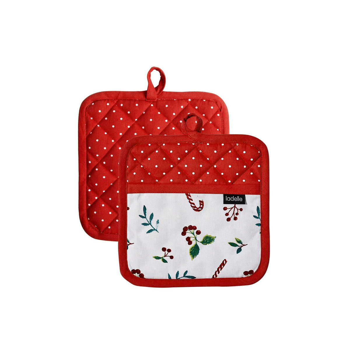 ladelle-joyful-red-set-of-2-pot-holders-21-x-21-cm www.mallsonline.com.au