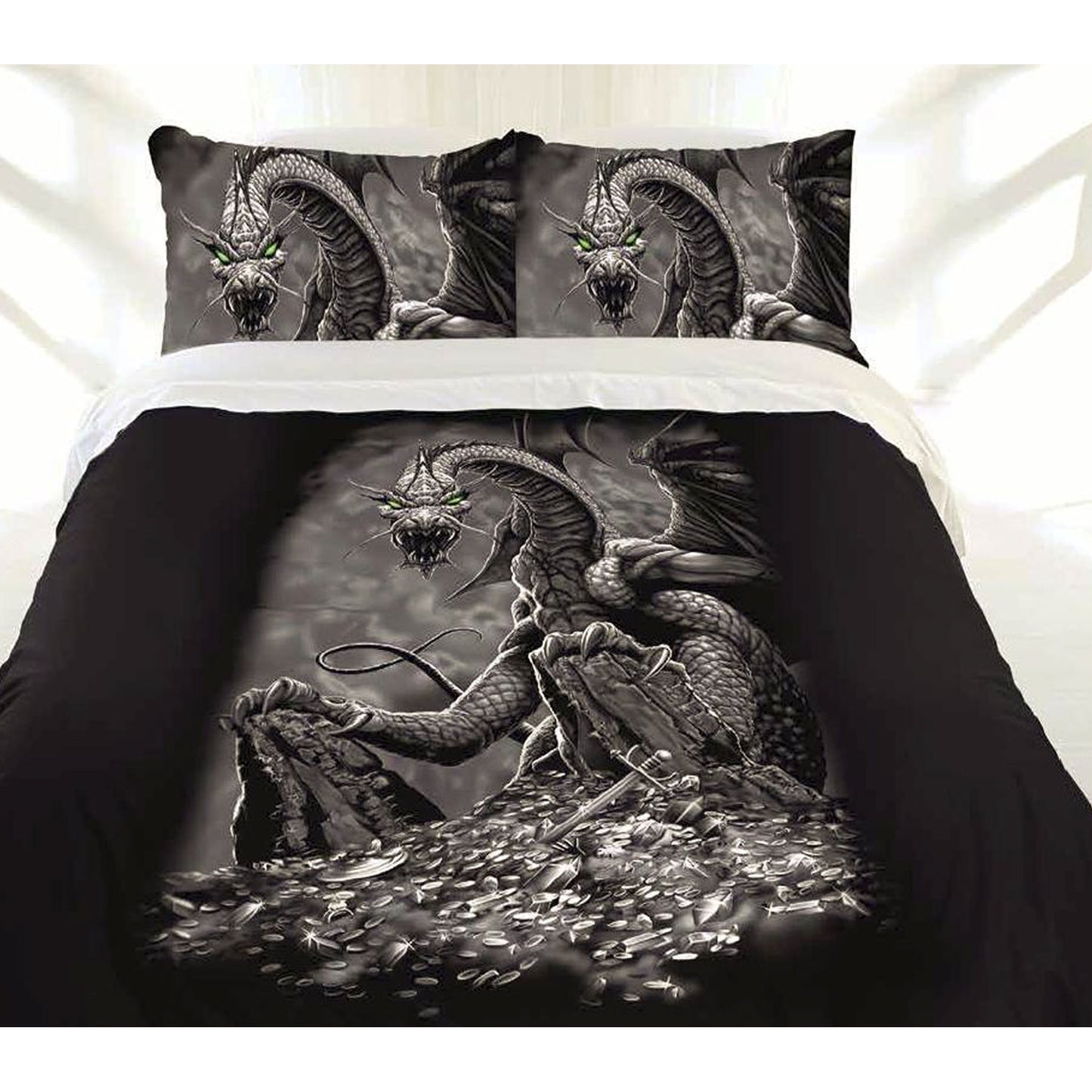 just-home-green-eyed-dragon-quilt-cover-set-single at www.mallsonline.com.au