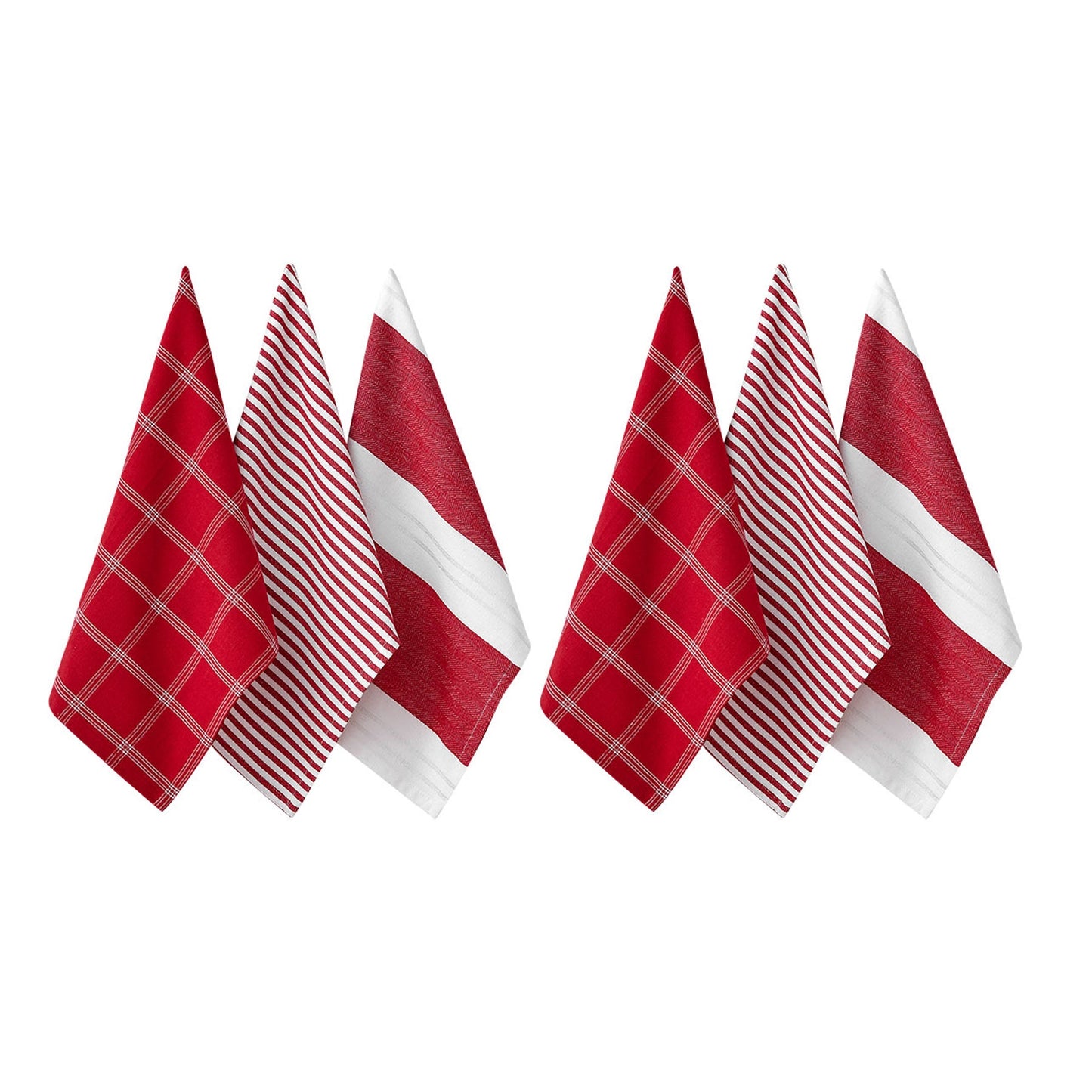 ladelle-set-of-6-christmas-brick-cotton-tea-towels-design-1 www.mallsonline.com.au