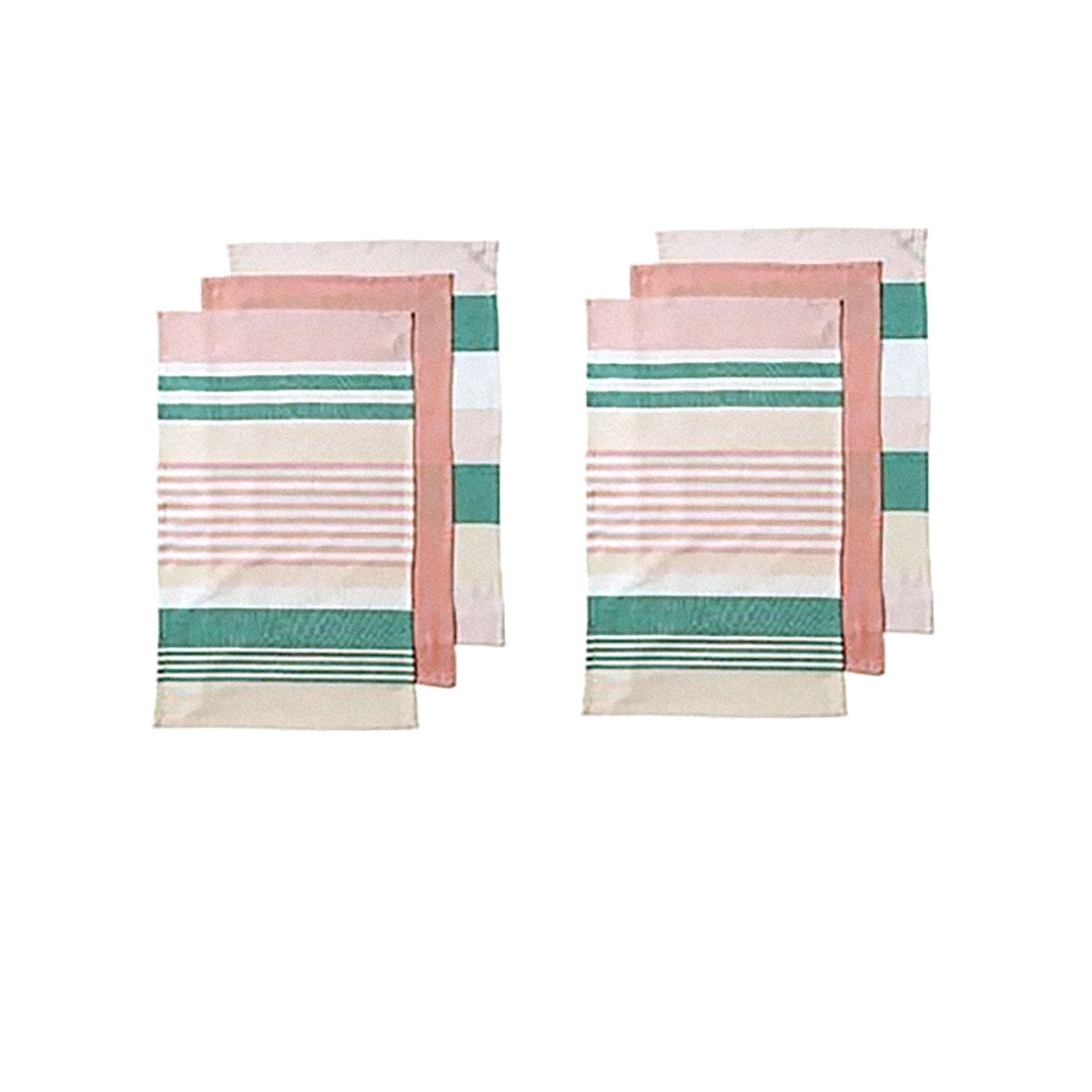 ladelle-connor-set-of-6-cotton-kitchen-towels-pink www.mallsonline.com.au