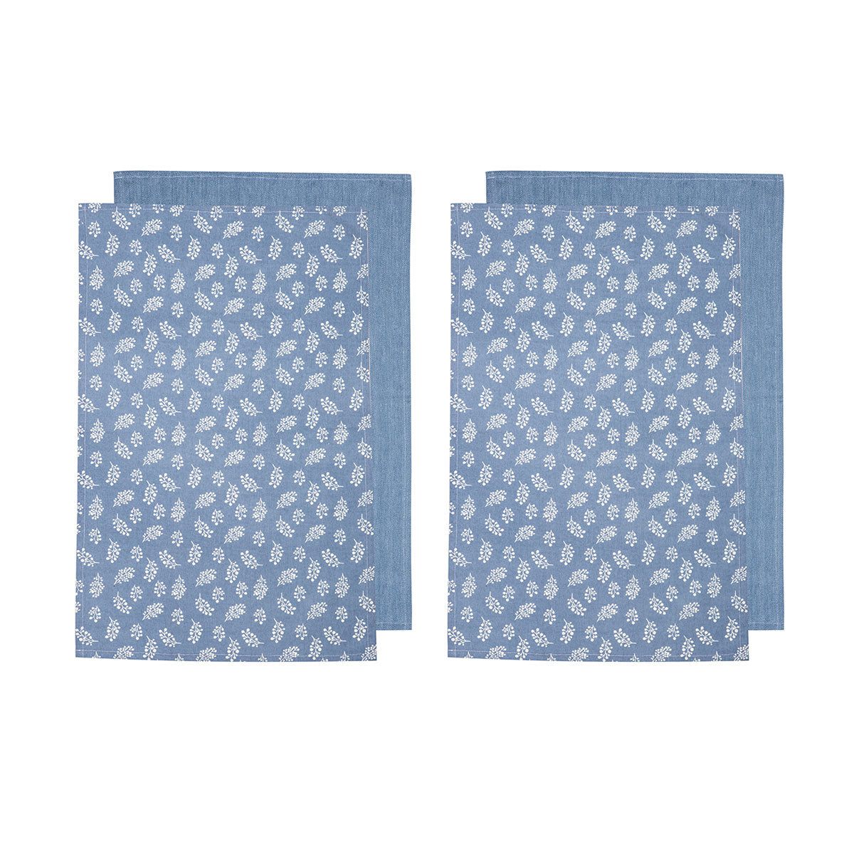 ladelle-set-of-4-homespun-cotton-kitchen-tea-towels-50-x-70-cm-denim www.mallsonline.com.au