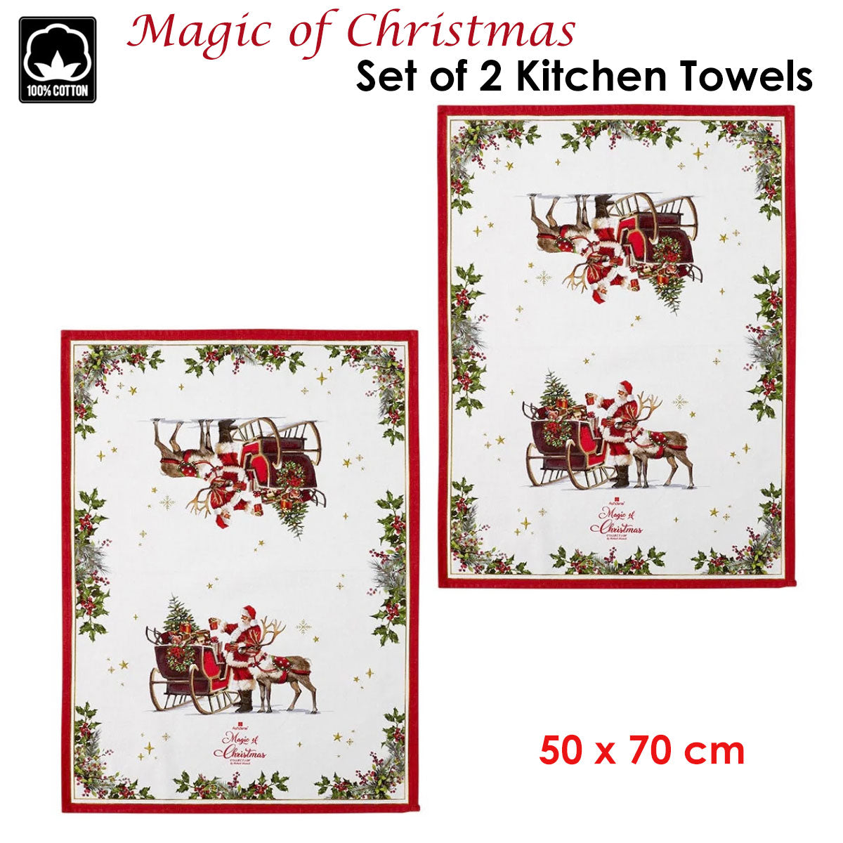 ashdene-magic-of-christmas-by-richard-macneil-set-of-2-cotton-kitchen-towels-50-x-70-cm www.mallsonline.com.au