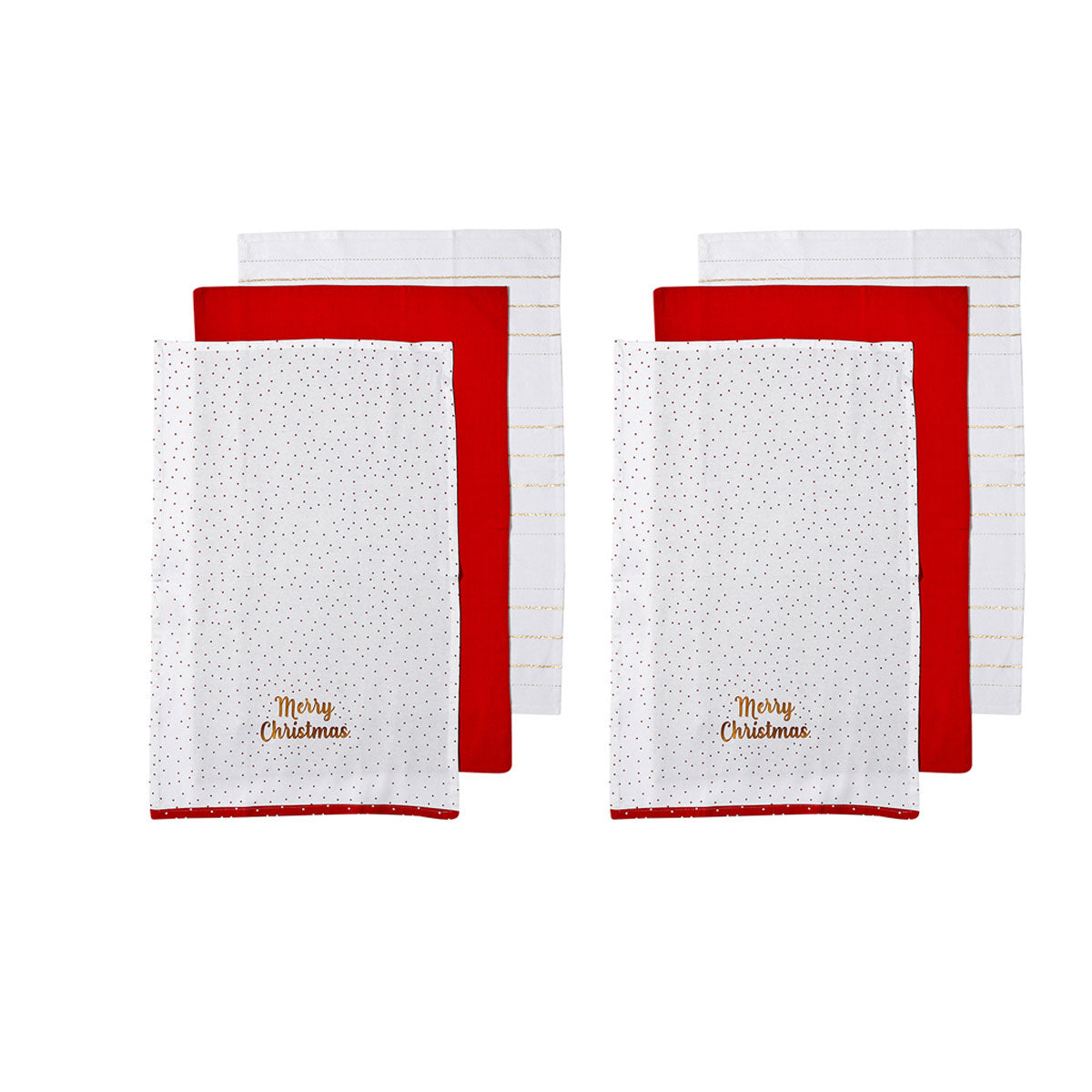 ladelle-joyful-merry-christmas-set-of-6-cotton-kitchen-towels-red www.mallsonline.com.au