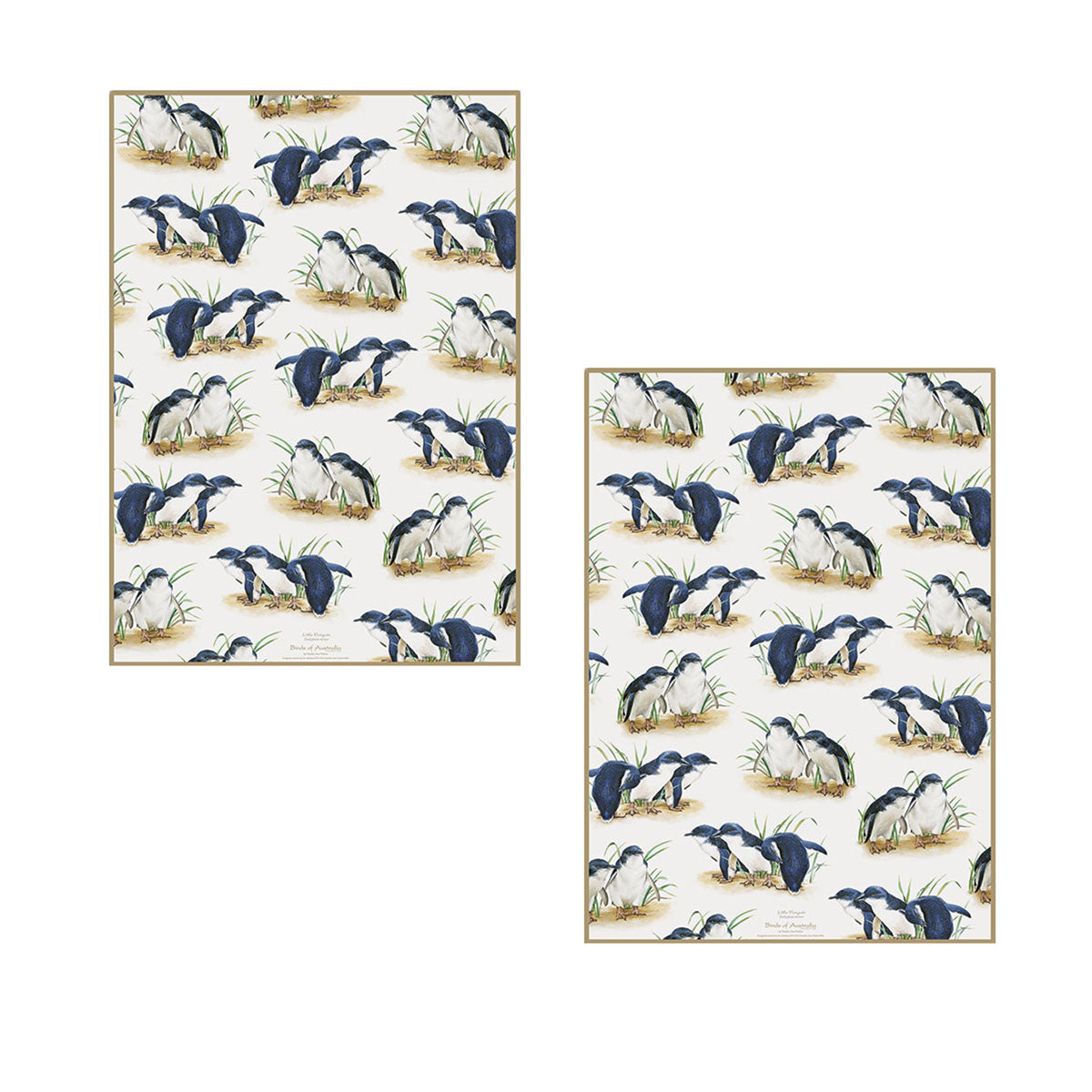 set-of-2-birds-of-australia-kitchen-tea-towels-penguin-50-x-70-cm www.mallsonline.com.au