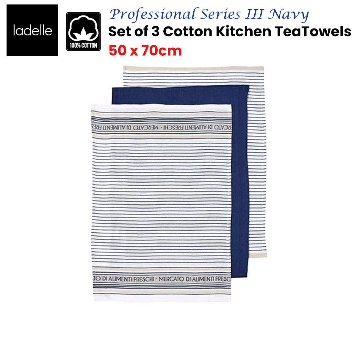 ladelle-set-of-3-professional-series-iii-cotton-kitchen-tea-towels-navy-50-x-70-cm www.mallsonline.com.au