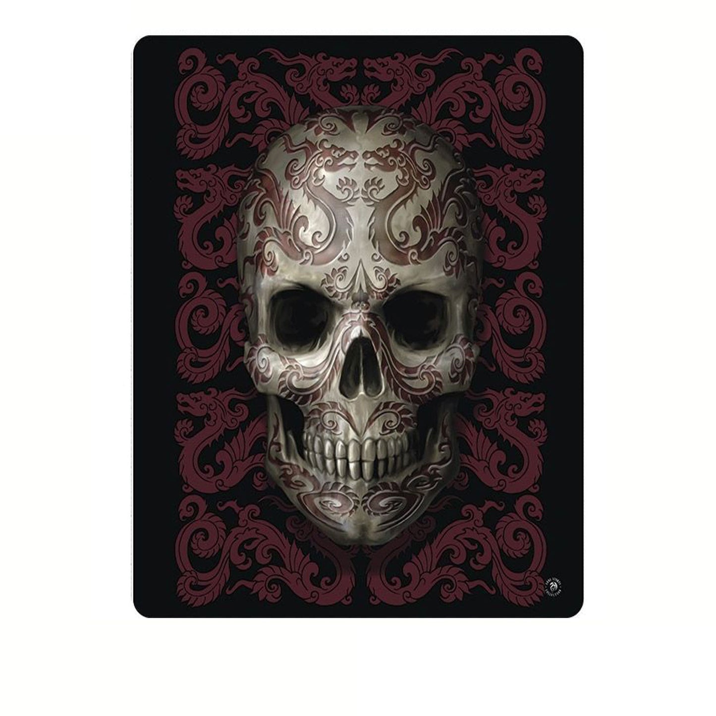 anne-stoke-oriental-skull-polar-fleece-throw at www.mallsonline.com.au