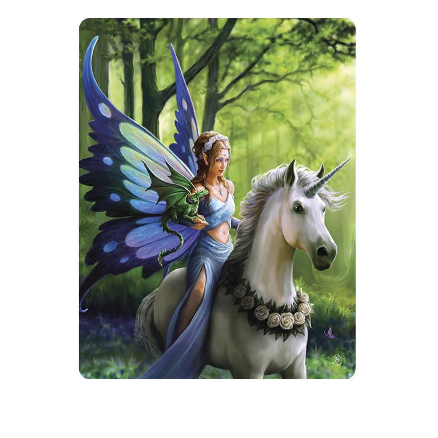 anne-stoke-realm-of-enchantment-polar-fleece-throw at www.mallsonline.com.au