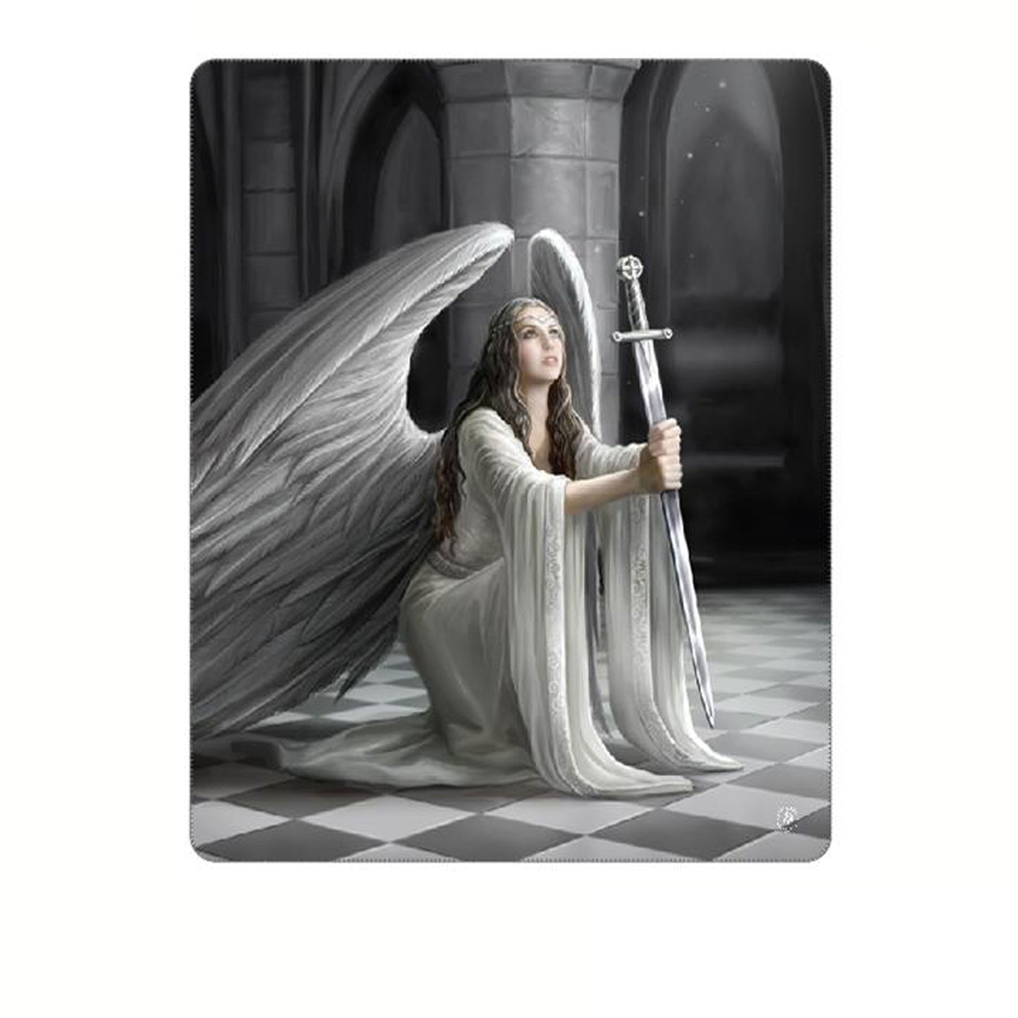 anne-stokes-the-blessing-polar-fleece-throw at www.mallsonline.com.au