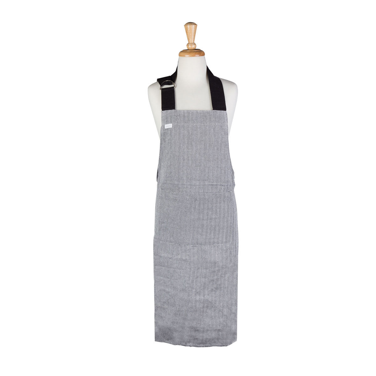 rans-herringbone-black-cotton-apron www.mallsonline.com.au