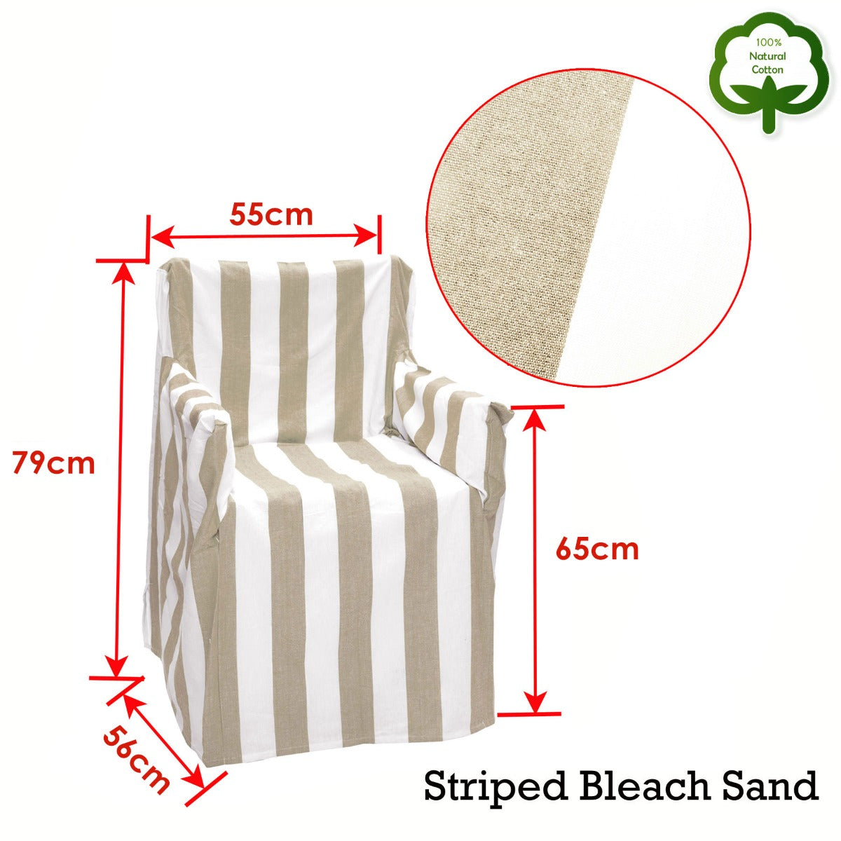 rans-alfresco-100-cotton-director-chair-cover-striped-bleach-sand www.mallsonline.com.au