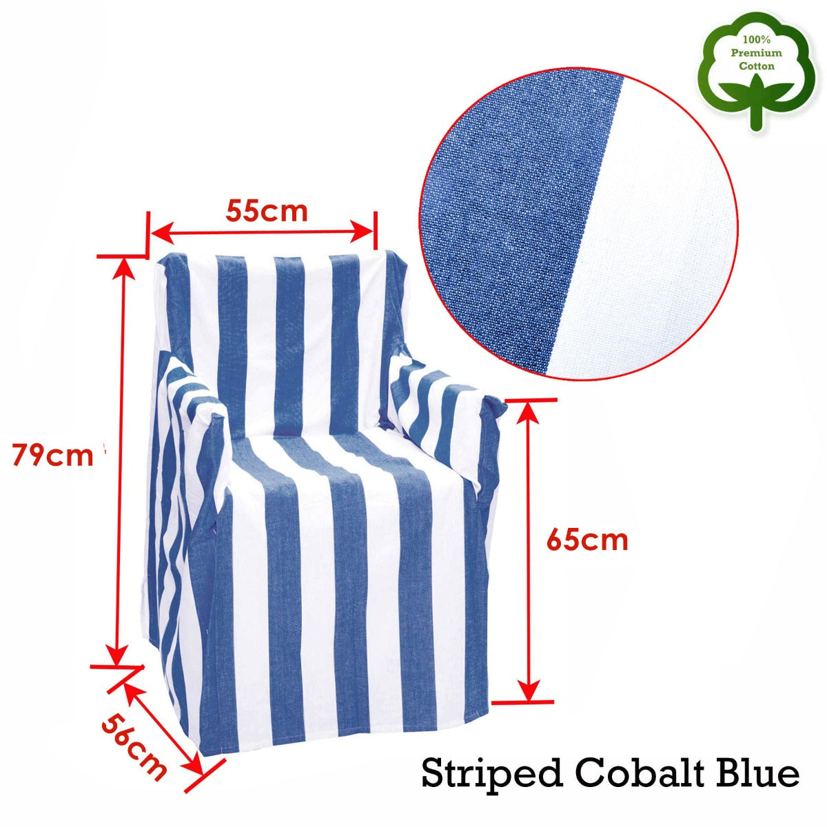 rans-alfresco-100-cotton-director-chair-cover-striped-cobalt-blue www.mallsonline.com.au