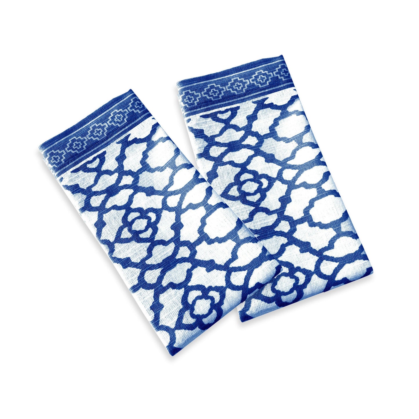 rans-set-of-2-cotton-vintage-napkins-indigo www.mallsonline.com.au