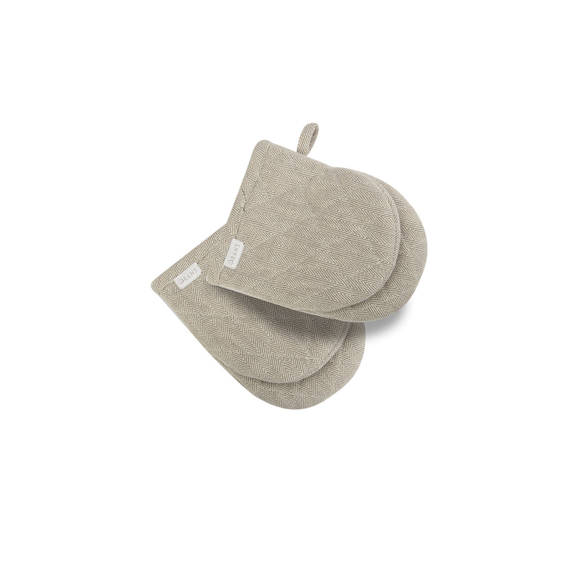 rans-herringbone-charcoal-cotton-set-of-2-oven-mini-gloves www.mallsonline.com.au