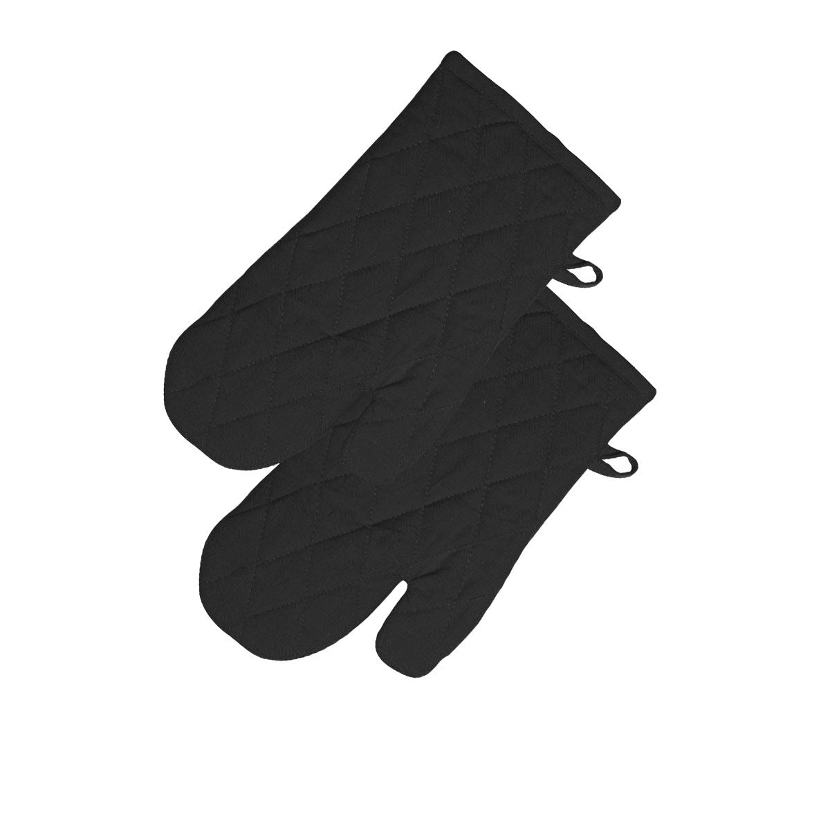 rans-manhattan-black-cotton-set-of-2-oven-gloves www.mallsonline.com.au