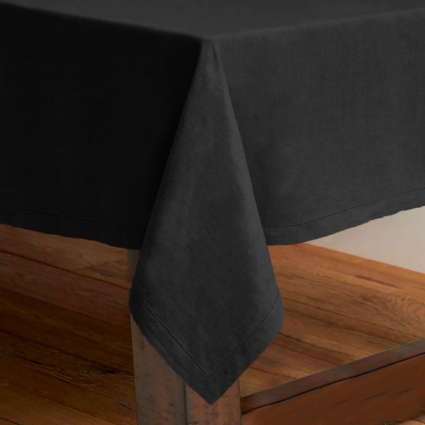 rans-pure-cotton-hemstitch-tablecloth-150-x-360-cm-black at www.mallsonline.com.au