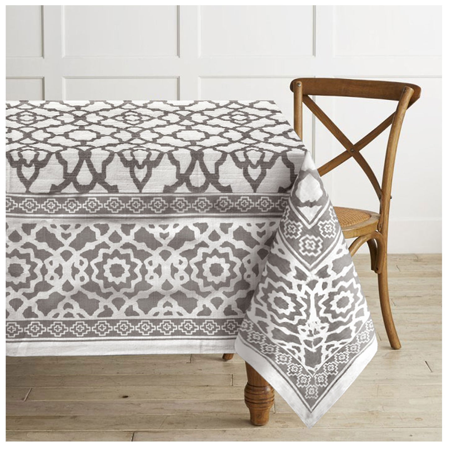 rans-pure-cotton-vintage-tablecloth-150-x-260-4-cm-grey www.mallsonline.com.au