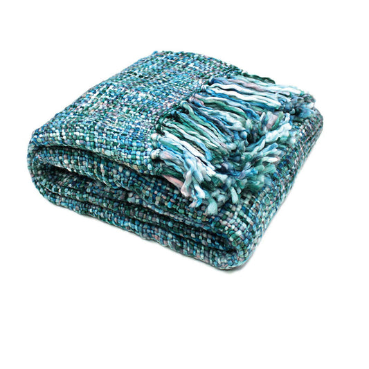 rans-oslo-knitted-weave-throw-127x152cm-cool-pool at www.mallsonline.com.au