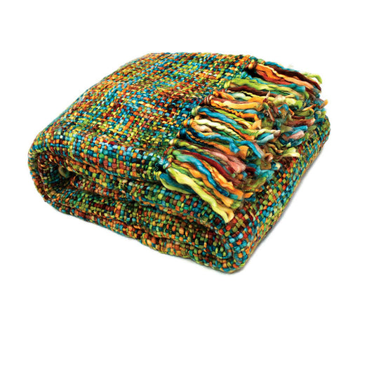 rans-oslo-knitted-weave-throw-127x152cm-peacock at www.mallsonline.com.au