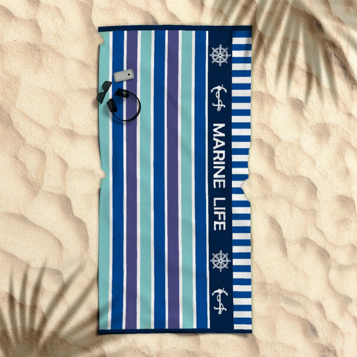 rans-premium-cotton-jacquard-beach-towel-marine-life-blue at www.mallsonline.com.au
