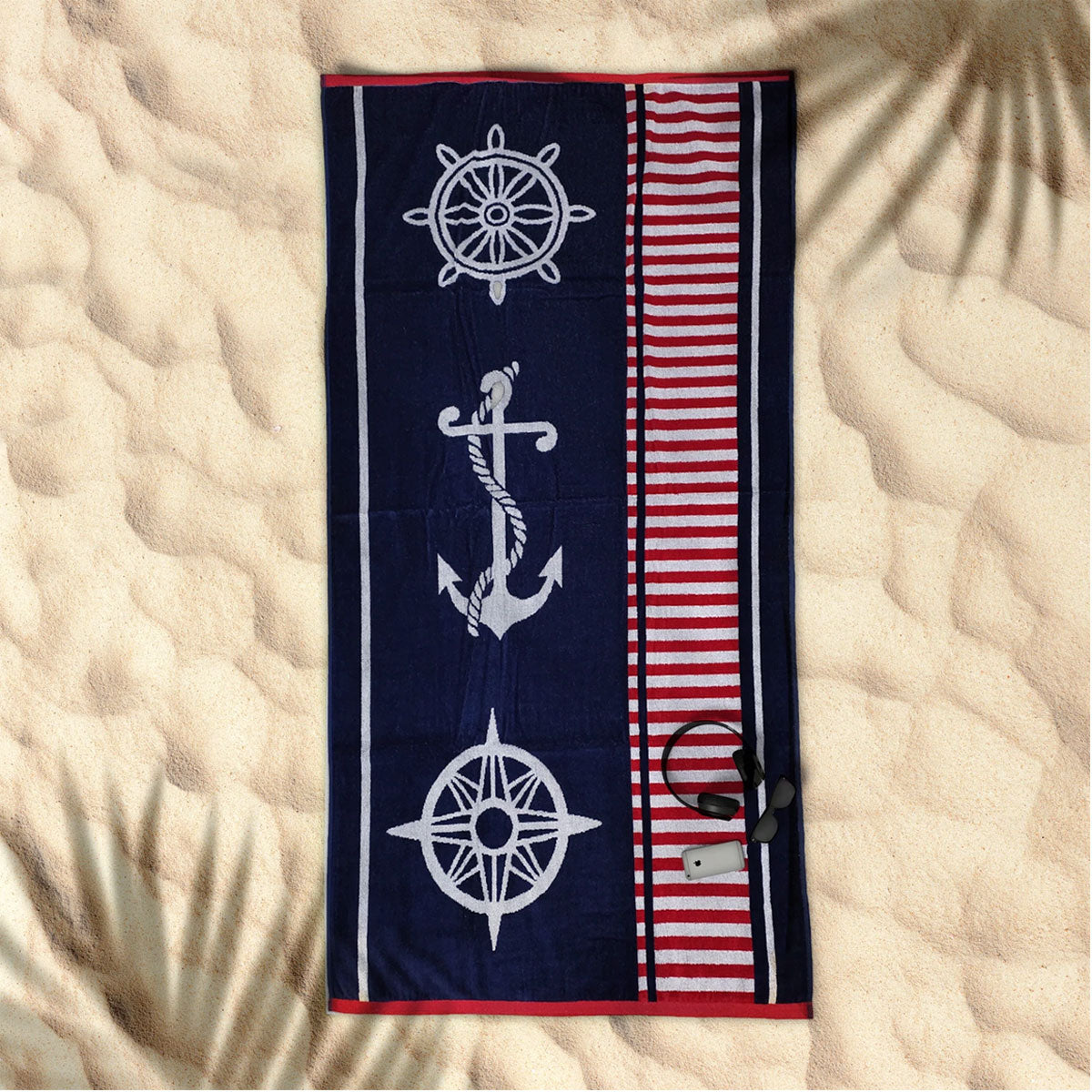 rans-premium-cotton-jacquard-beach-towel-sailor-blue at www.mallsonline.com.au