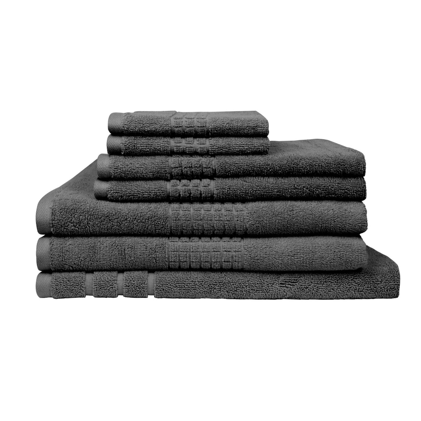 rans-montage-7-piece-cotton-bath-towel-set-charcoal at www.mallsonline.com.au