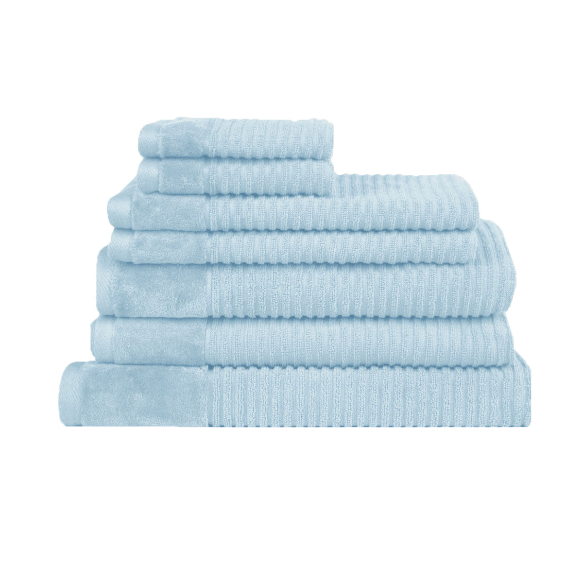 royal-excellency-7-piece-cotton-bath-towel-set-baby-blue at www.mallsonline.com.au