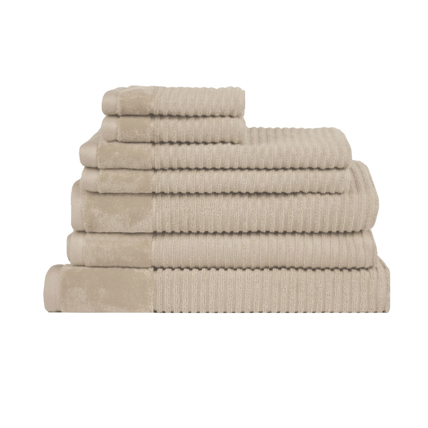 royal-excellency-7-piece-cotton-bath-towel-set-plaster at www.mallsonline.com.au