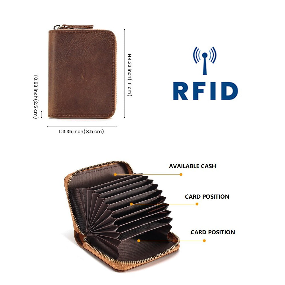 genuine-leather-large-capacity-rfid-anti-magnetic-money-clip-organ-wallets-coffee www.mallsonline.com.au