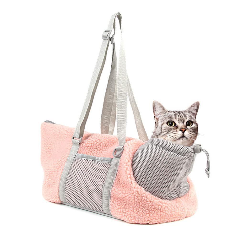 lifebea-small-cat-carrier-pet-bag-comfy-shoulder-bag-with-adjustable-strap-for-small-dogs-puppies-kittens-up-to-3kg-6-6-lbs-pink www.mallsonline.com.au