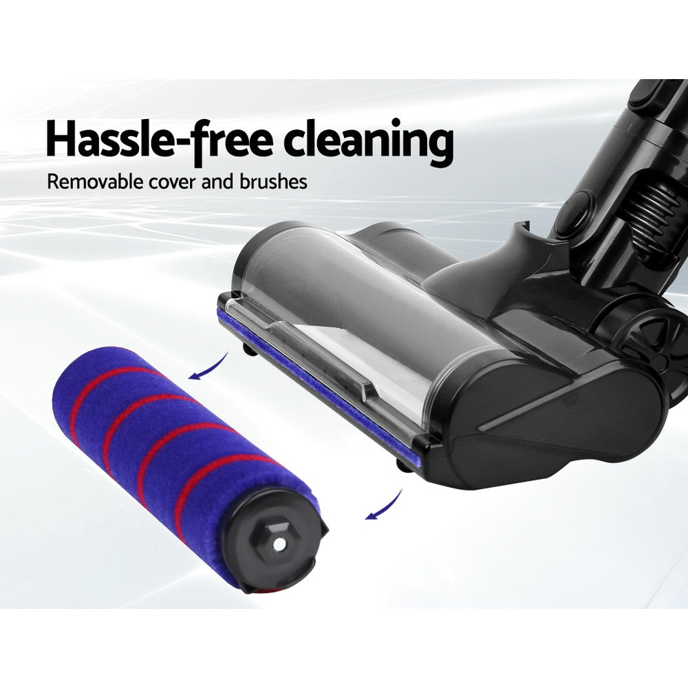 devanti-cordless-handstick-vacuum-cleaner-head-black at www.mallsonline.com.au