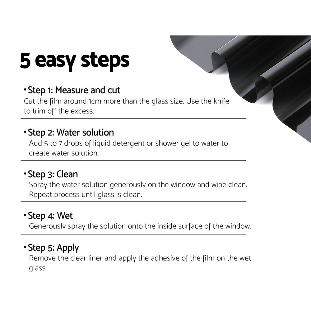 giantz-window-tint-film-black-commercial-car-auto-house-glass-76cm-x-7m-vlt-35 at www.mallsonline.com.au