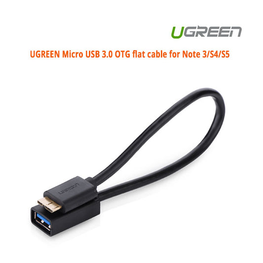 ugreen-micro-usb-3-0-otg-flat-cable-for-note-3-s4-s5-10801 at www.mallsonline.com.au