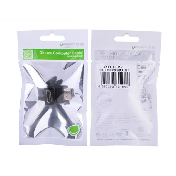 ugreen-hdmi-female-to-female-adapter-90-degree-down-20109 at www.mallsonline.com.au