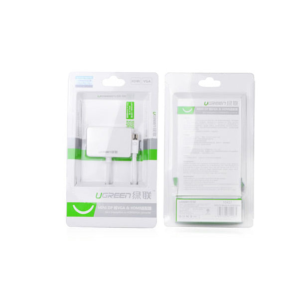 ugreen-mini-display-port-to-hdmi-vga-dual-converter-premium-abs-case-10427 at www.mallsonline.com.au