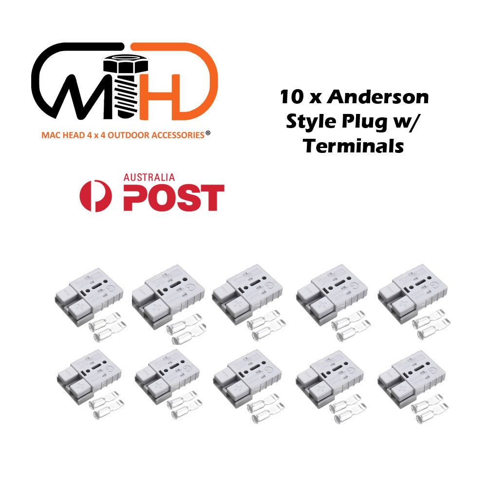 10x-anderson-style-plug-connector-50amp-caravan-trailer-solar-6awg-grey www.mallsonline.com.au