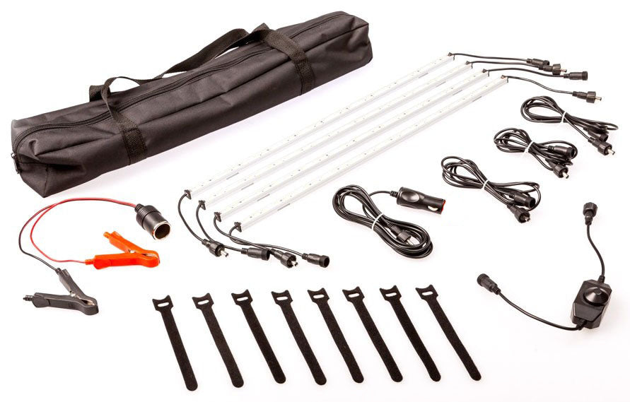 12v-rigid-light-bar-led-strip-camping-waterproof-connector-combo-kit-aluminium at www.mallsonline.com.au