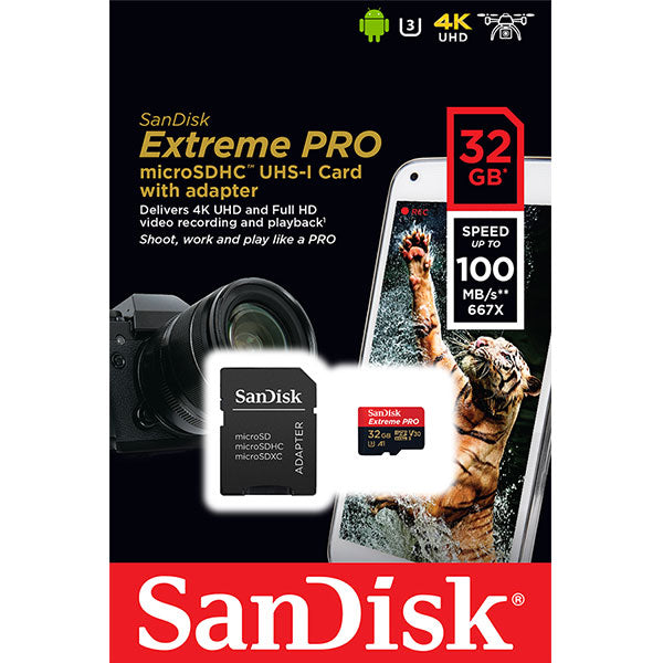 sandisk-sdsqxcg-032g-gn6ma-32gb-micro-sdhc-extreme-pro-4k-a1-v30-uhs-i-u3-100mb-s at www.mallsonline.com.au