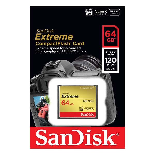 sandisk-64gb-extreme-compactflash-card-with-write-85mb-s-and-read120mb-s-sdcfxsb-64g at www.mallsonline.com.au