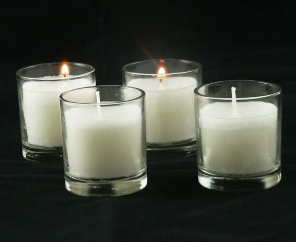 10-white-wax-clear-glass-holder-votive-candle-wedding-event-centrepiece-table-decoration at www.mallsonline.com.au