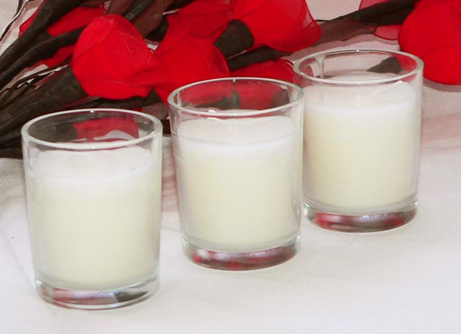 10-white-wax-clear-glass-holder-votive-candle-wedding-event-centrepiece-table-decoration at www.mallsonline.com.au